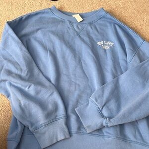 H&M Mon Cherie Paris Medium Blue Sweater